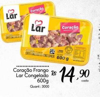 Giassi Supermercados Coração frango lar congelado oferta