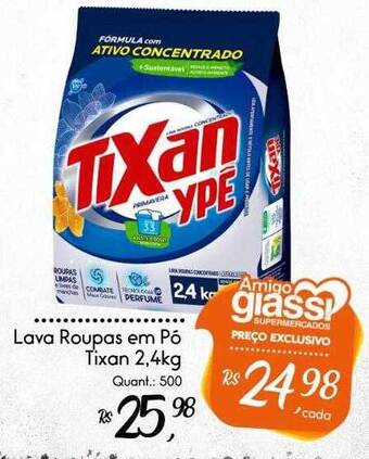 Giassi Supermercados Lava roupas em pó tixan oferta