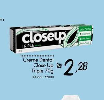 Giassi Supermercados Creme dental close up triple oferta