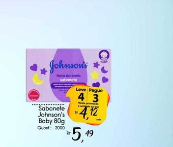 Giassi Supermercados Sabonete johnson's baby oferta