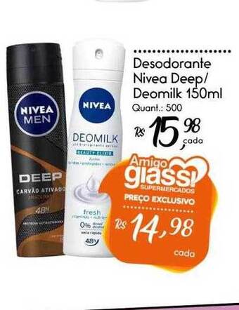 Giassi Supermercados Desodorante nivea deep - deomilk oferta