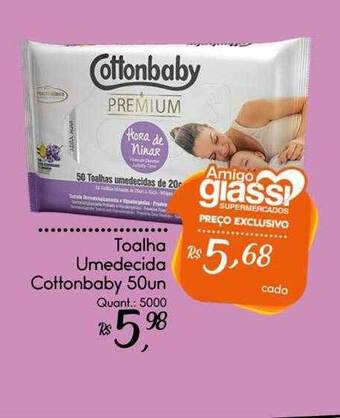 Giassi Supermercados Toalha umedecida cottonbaby oferta