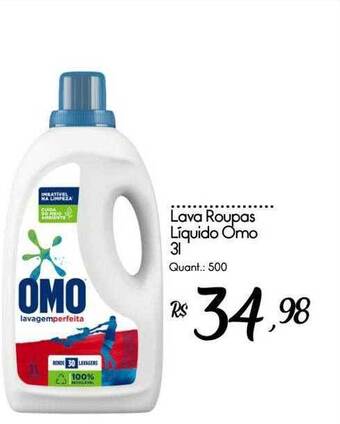 Giassi Supermercados Lava roupas líquido omo oferta