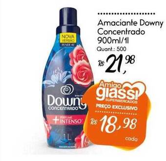 Giassi Supermercados Amaciante downy concentrado oferta