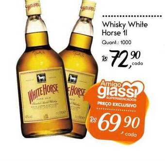 Giassi Supermercados Whisky white horse oferta