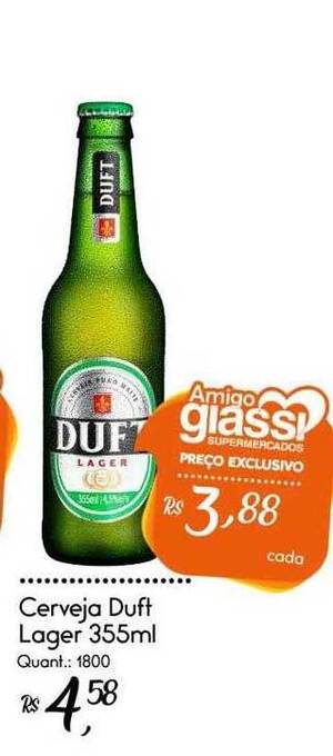 Giassi Supermercados Cerveja duft lager oferta