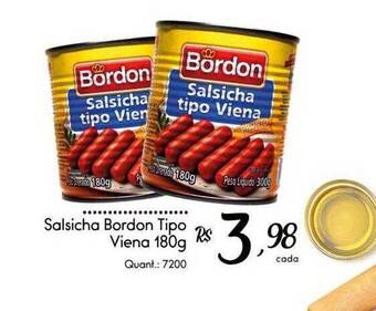 Giassi Supermercados Salsicha bardon tipo viena oferta