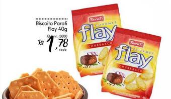 Giassi Supermercados Biscoito parati flay oferta