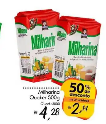 Giassi Supermercados Milharina quaker oferta