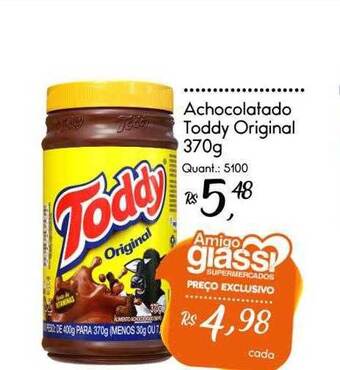 Giassi Supermercados Achocolatado toddy original oferta