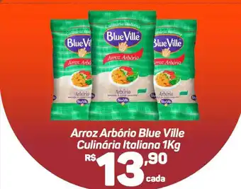 Arroz arbório blue ville culinária italiana