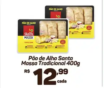 Rede Vivo Pão de alho santa massa tradicional oferta