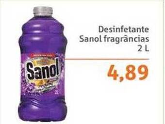 Sonda Desinfetante sanol fragrâncias oferta