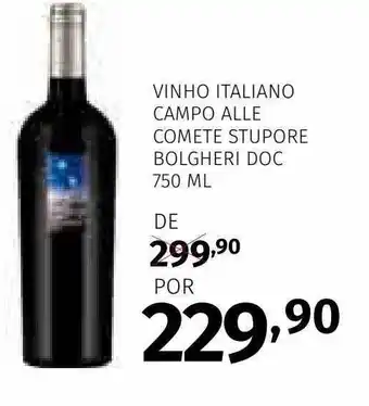 Super Nosso Vinho italiano campo alle comete stupore bolgheri doc oferta