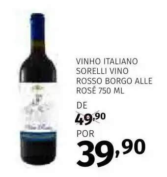 Super Nosso Vinho italiano sorelli vino rosso borgo alle rosé oferta
