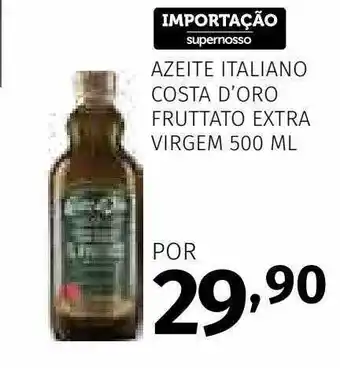 Super Nosso Azeite italiano costa d'oro fruttato extra virgem oferta