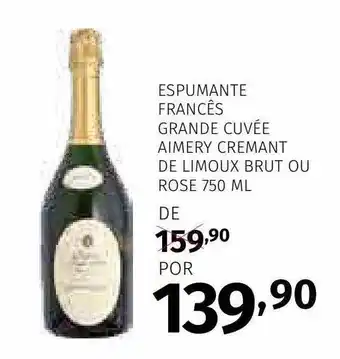 Super Nosso Espumante francês grande cuvée aimery cremant de limoux brut ou rose oferta
