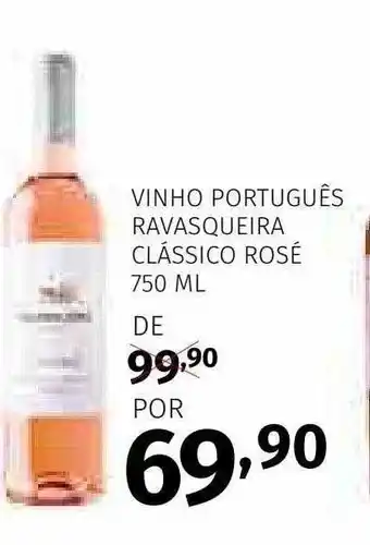 Super Nosso Vinho português ravasqueira clássico rosé oferta