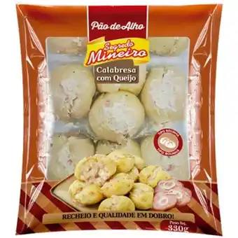 Pão de alho com calabresa segredo mineiro 330g
