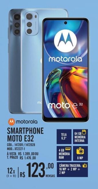 Zema Motorola Smartphone Moto E32 oferta