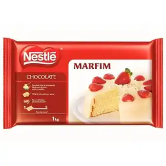 Brasão Supermercados Cobertura de chocolate branco marfim nestlé 1kg oferta