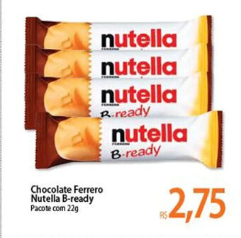 Atacadão Chocolate Ferrero Nutella B-Ready 22g oferta
