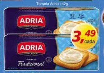 Supermercados Guanabara Torrada Adria 142g oferta