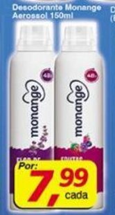 Supermercados Guanabara Desodorante Monange Aerossol 150ml oferta