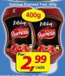 Supermercados Guanabara Ketchup Pramesa Trad. 400g oferta