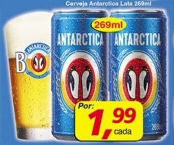 Supermercados Guanabara Cerveja Antarctica Lata 269ml oferta