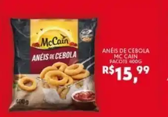 Boa Supermercados Aneis de Cebola Mccain 400g oferta