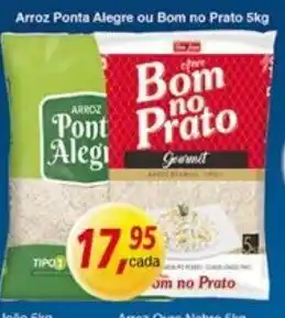 Supermercados Guanabara Arroz Ponta Alegre ou Bom no Prato 5kg oferta