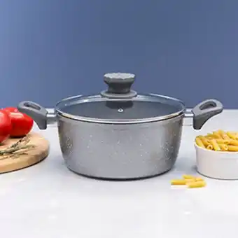 Preçolândia Caçarola antiaderente angra 24cm cinza - meridional oferta