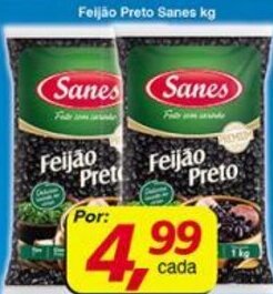 Supermercados Guanabara Feijao Preto Sanes 1kg oferta