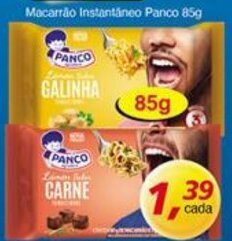 Supermercados Guanabara macarrao Instantaneo Panco 85g oferta