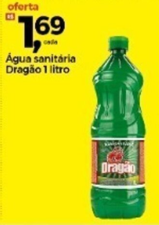 Frangolândia Agua sanitaria Dragao 1L oferta