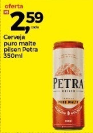 Frangolândia Cerveja puro Malte Pilsen Petra 350ml oferta
