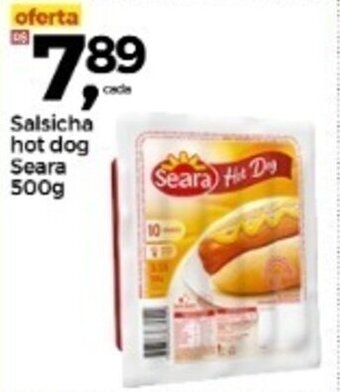 Frangolândia Salsicha Hot Dog Seara 500g oferta