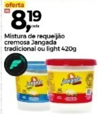 Frangolândia Mistura de requeijao Cremosa Jangada tradiconal ou light 420g oferta