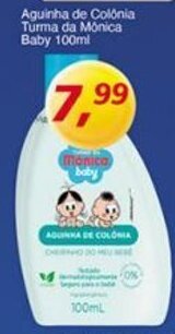 Supermercados Guanabara Aguinha de Colonia Turma da Monica Baby 100ml oferta
