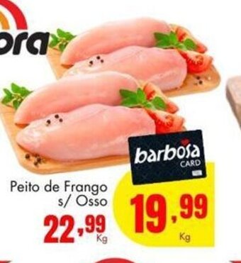 Barbosa Supermercados Peito de Frango s/ Osso 1kg oferta