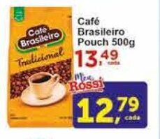 Rossi Supermercado Cafe Brasileiro pouch 500g oferta