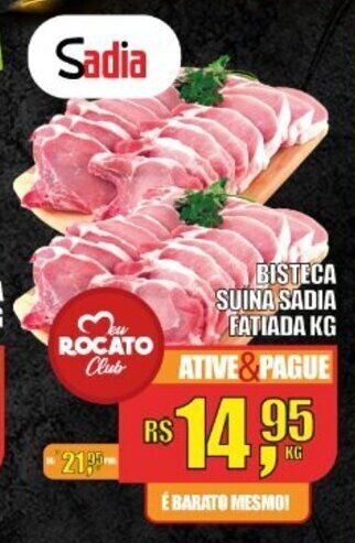 Bisteca Suina Sadia Fat. 1kg