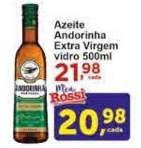 Rossi Supermercado Azeite Andorinha Extra Virgem Vidro 500ml oferta