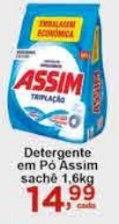 Rossi Supermercado Detergente em po Assim sache 1.6kg oferta