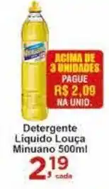Detergente Liquido Louca Minuano 500ml