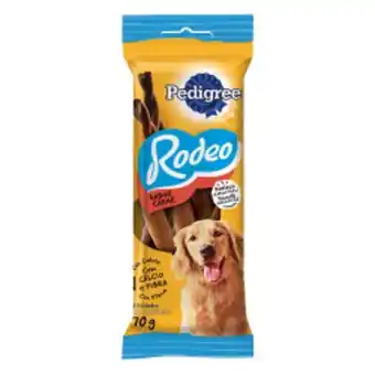 Asun Petiscos para cães pedrigree rodeo sabor carne 70g oferta
