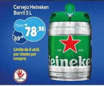 GoodBom Cerveja heineken barril oferta
