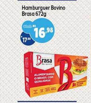GoodBom Hamburguer bovino brasa oferta