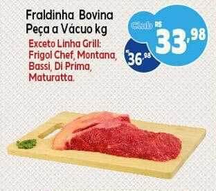 Fraldinha bovina peça a vácuo kg